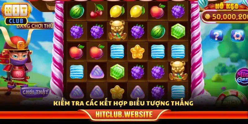 Xem xét các kết hợp biểu tượng để nhận thưởng