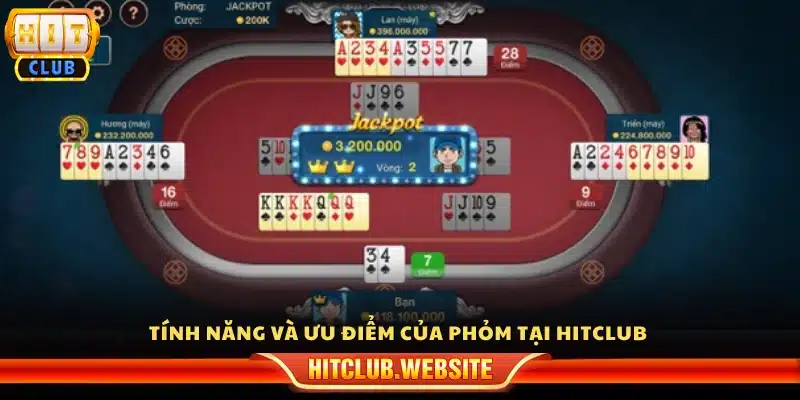 Các tính năng nổi bật và lợi thế của trò chơi tại Hit Club